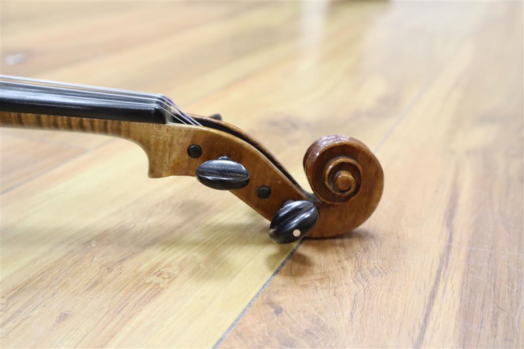 A Hidalgo violin (in Boosey & Hawkes Ltd case) with bow